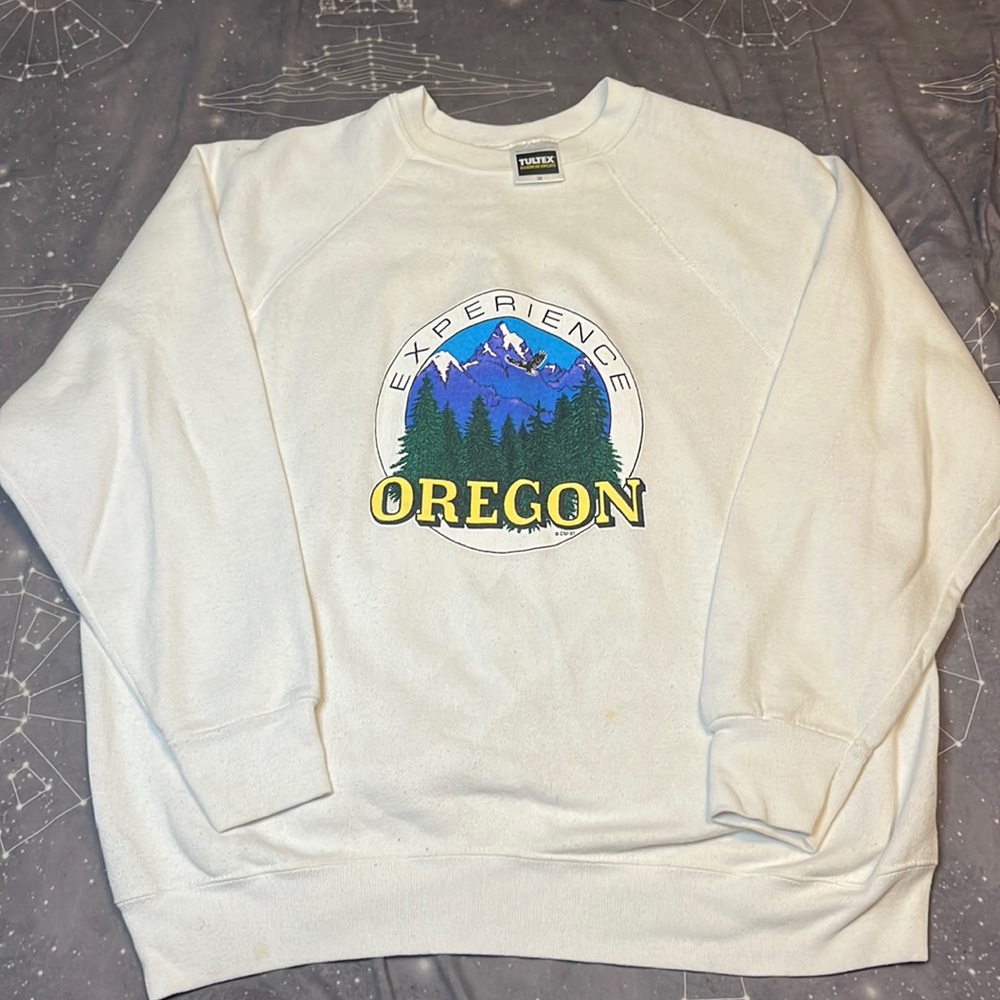 Vintage made in USA TULTEX experience Oregon sweatshirt